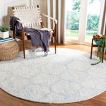 Safavieh Abstract 474 Rug, ABT474 - Ivory / Light Blue