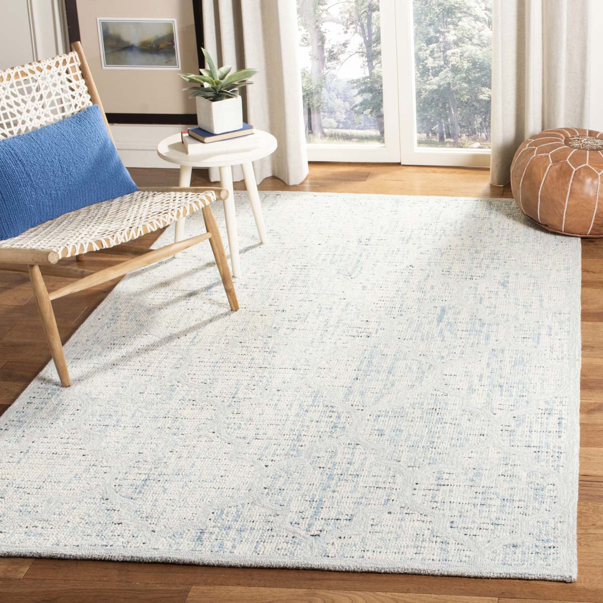 Safavieh Abstract 474 Rug, ABT474 - Ivory / Turquoise