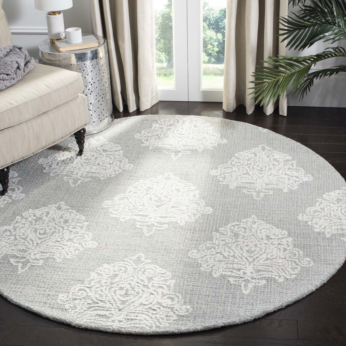 Safavieh Abstract 523 Rug, ABT523 - Aqua / Ivory