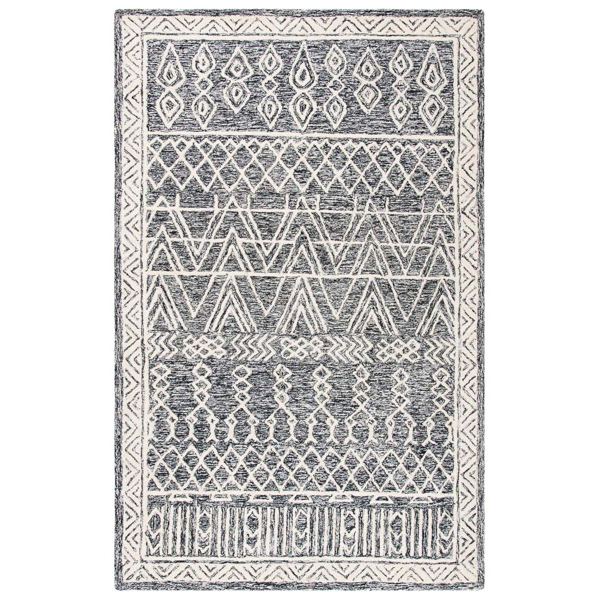 Safavieh Abstract 558 Rug, ABT558 - Ivory / Black