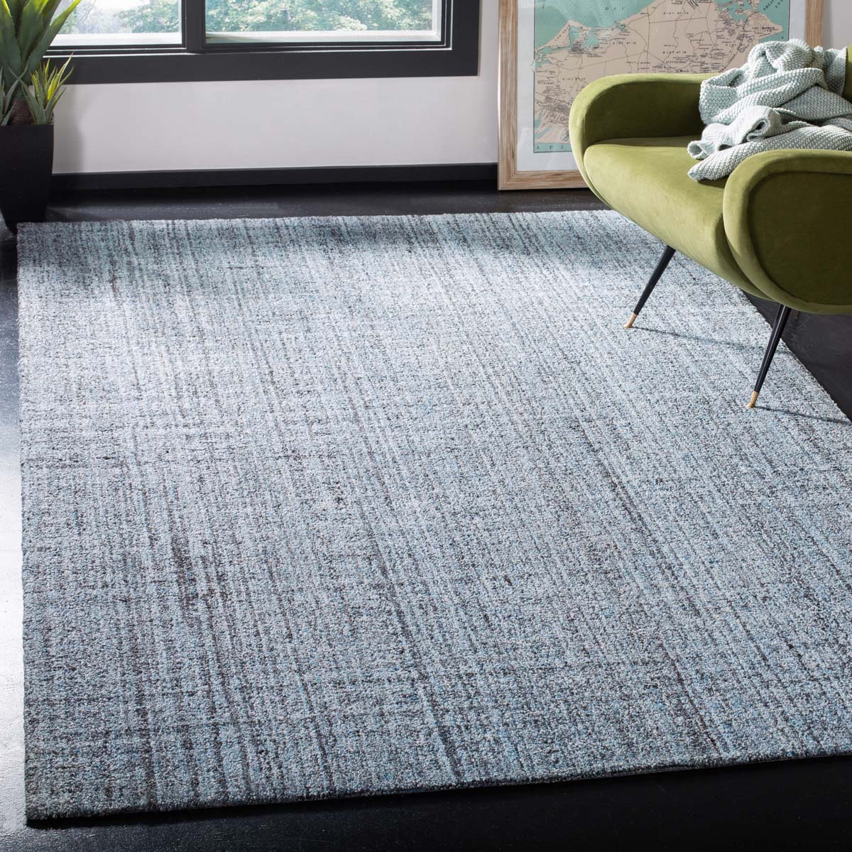 Safavieh Abstract 604 Rug, ABT604 - Blue / Black