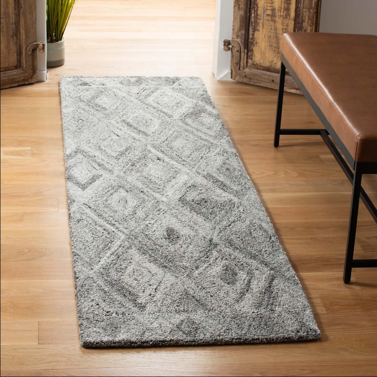 Safavieh Abstract 618 Rug, ABT618 - Grey / Black