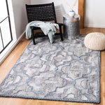 Safavieh Abstract 646 Rug, ABT646 - Blue / Brown