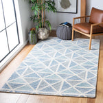 Safavieh Abstract 655 Rug, ABT655 - Ivory / Blue