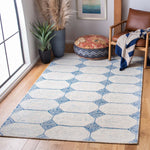 Safavieh Abstract 658 Rug, ABT658 - Ivory / Blue