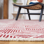 Safavieh Abstract 763 Rug, ABT763 - Red / Ivory