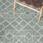 Safavieh Abstract 763 Rug, ABT763 - Dark Green / Ivory