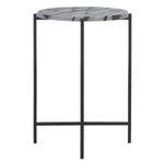 Safavieh Ellicott Round Accent Table, Matte Black