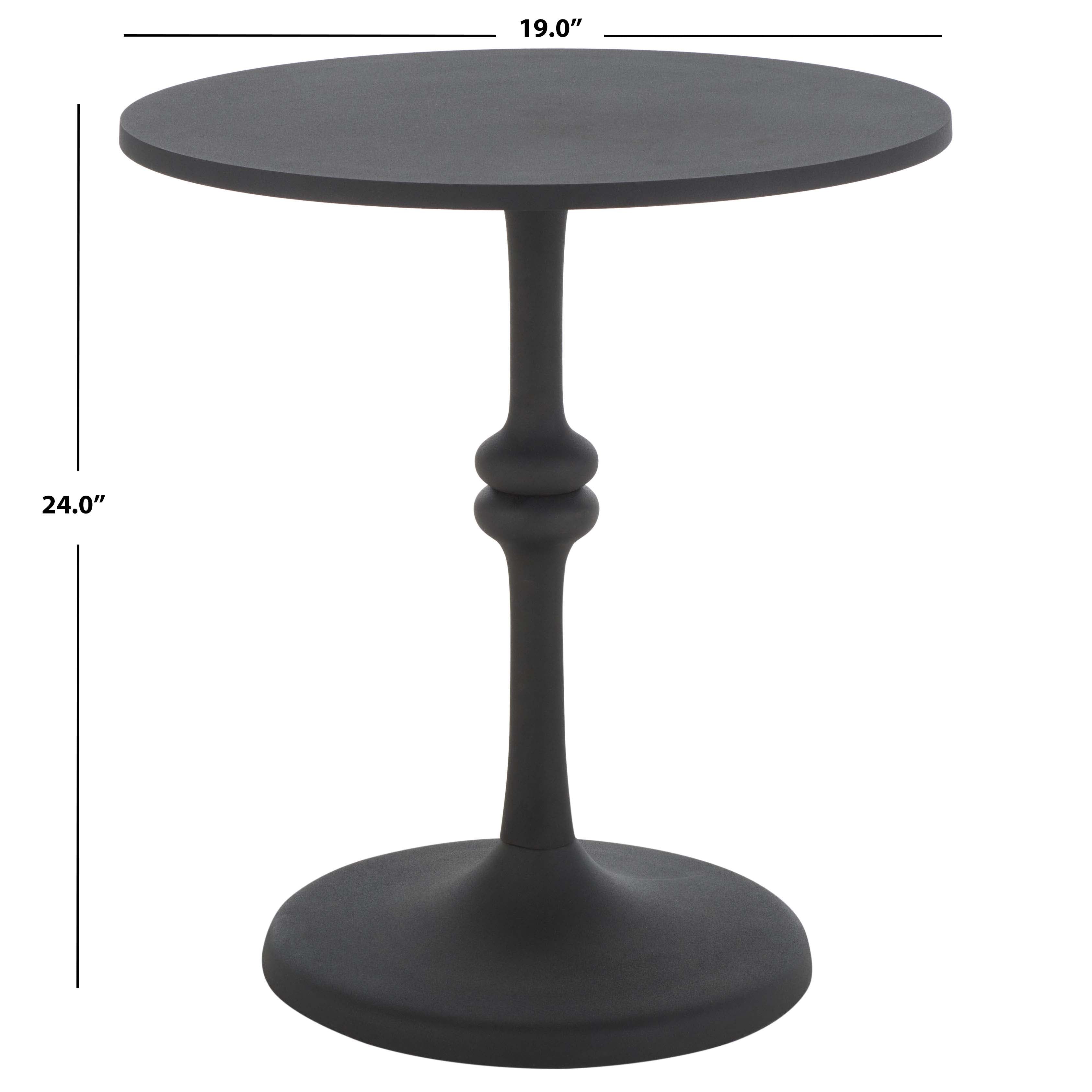 Safavieh Ciri Round Accent Table, Black