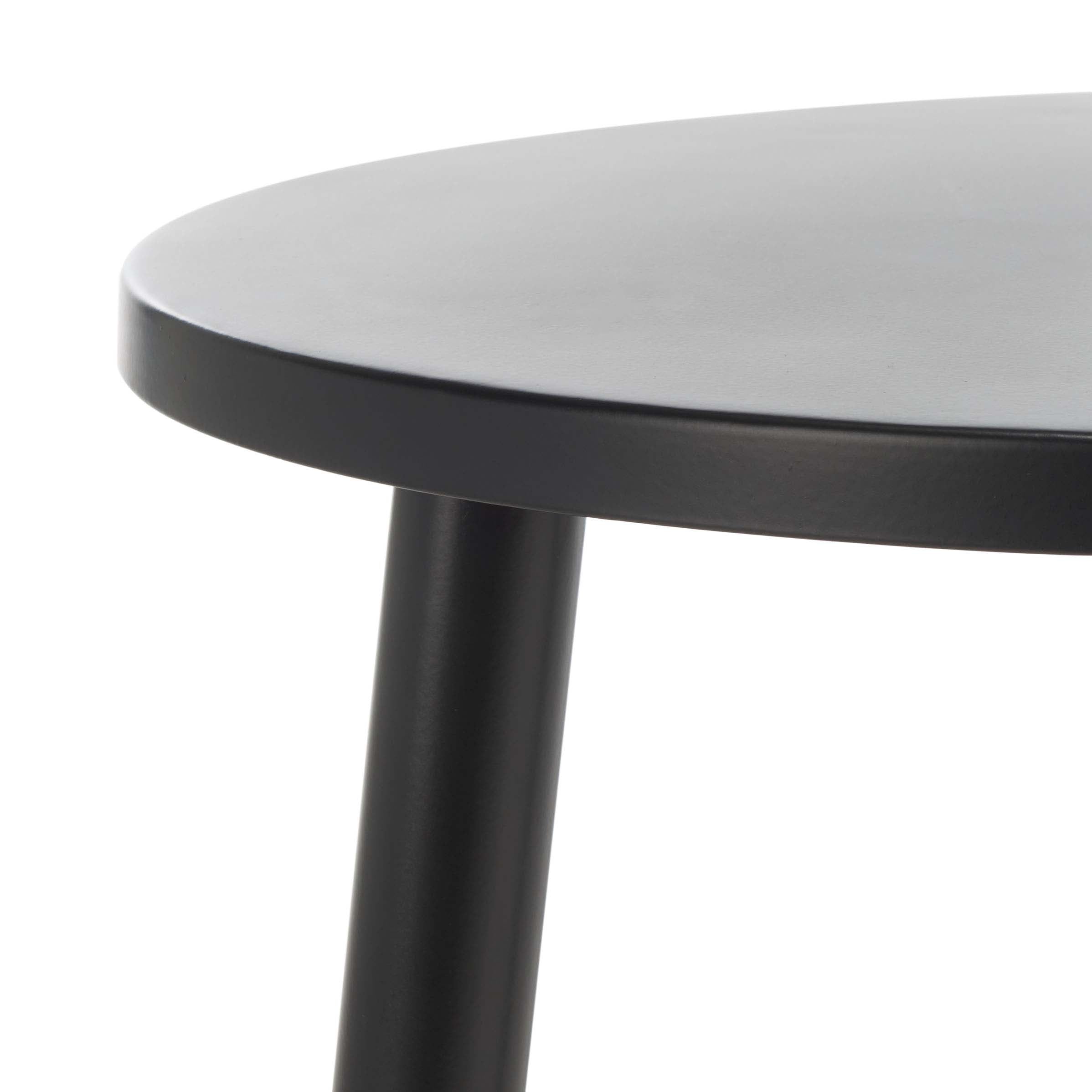 Safavieh Ivitrio Round Accent Table, Black - Black