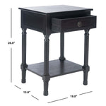 Safavieh Allura 1Drw Accent Table, ACC5718 - Black