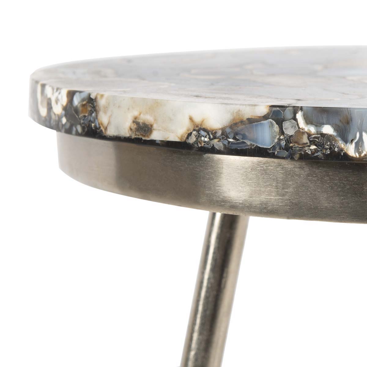 Safavieh Faryn Agate Round Accent Table