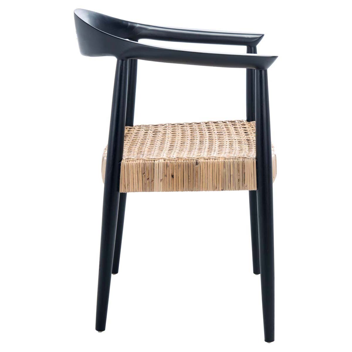 Safavieh Eyre Rattan Peel Accent Chair , ACH1008 - Black / Natural