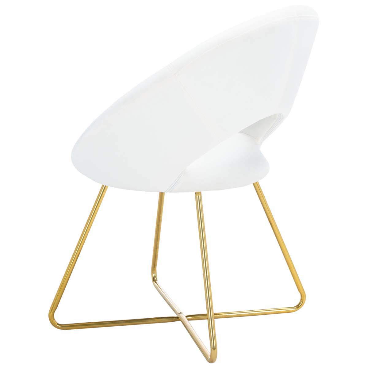 Safavieh Aliena Accent Chair , ACH7501 - Ivory / Gold