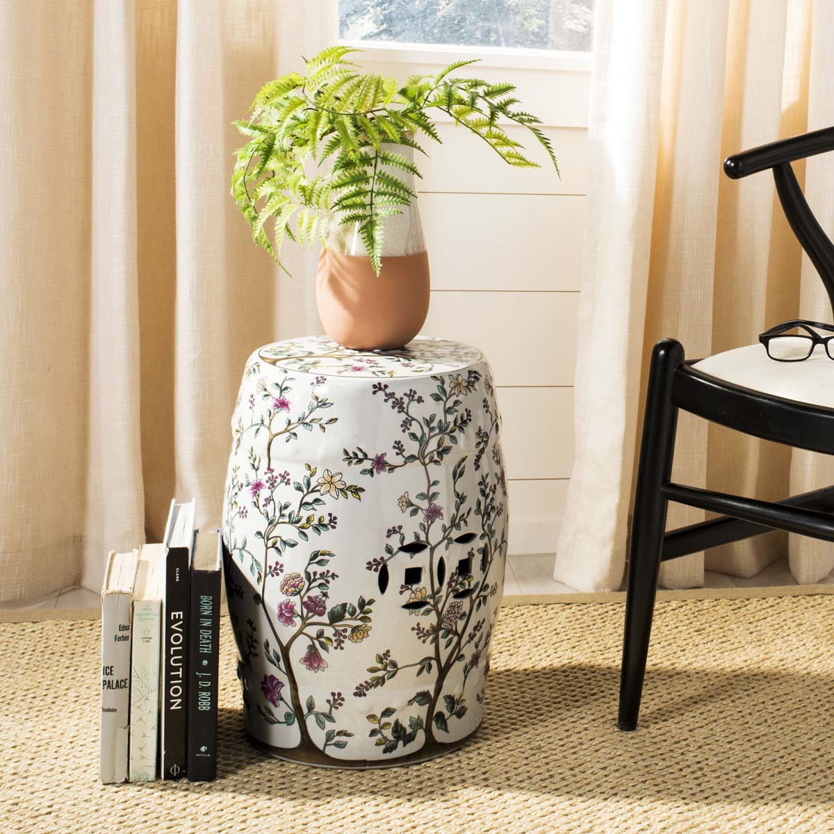 Safavieh Blooming Tree Garden Stool - Default Title