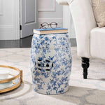 Safavieh Blue Birds Garden Stool - Default Title