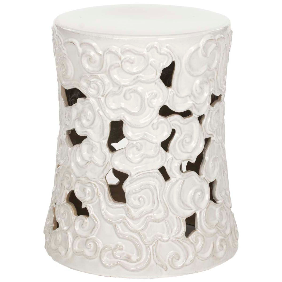 Safavieh Cloud Garden Stool, ACS4519 - White