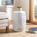 Safavieh Lacey Garden Stool - White