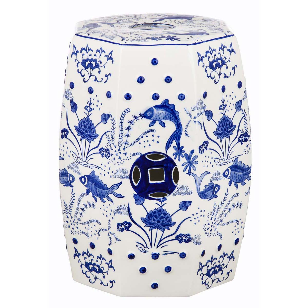 Safavieh Cloud 9 Chinoiserie Garden Stool