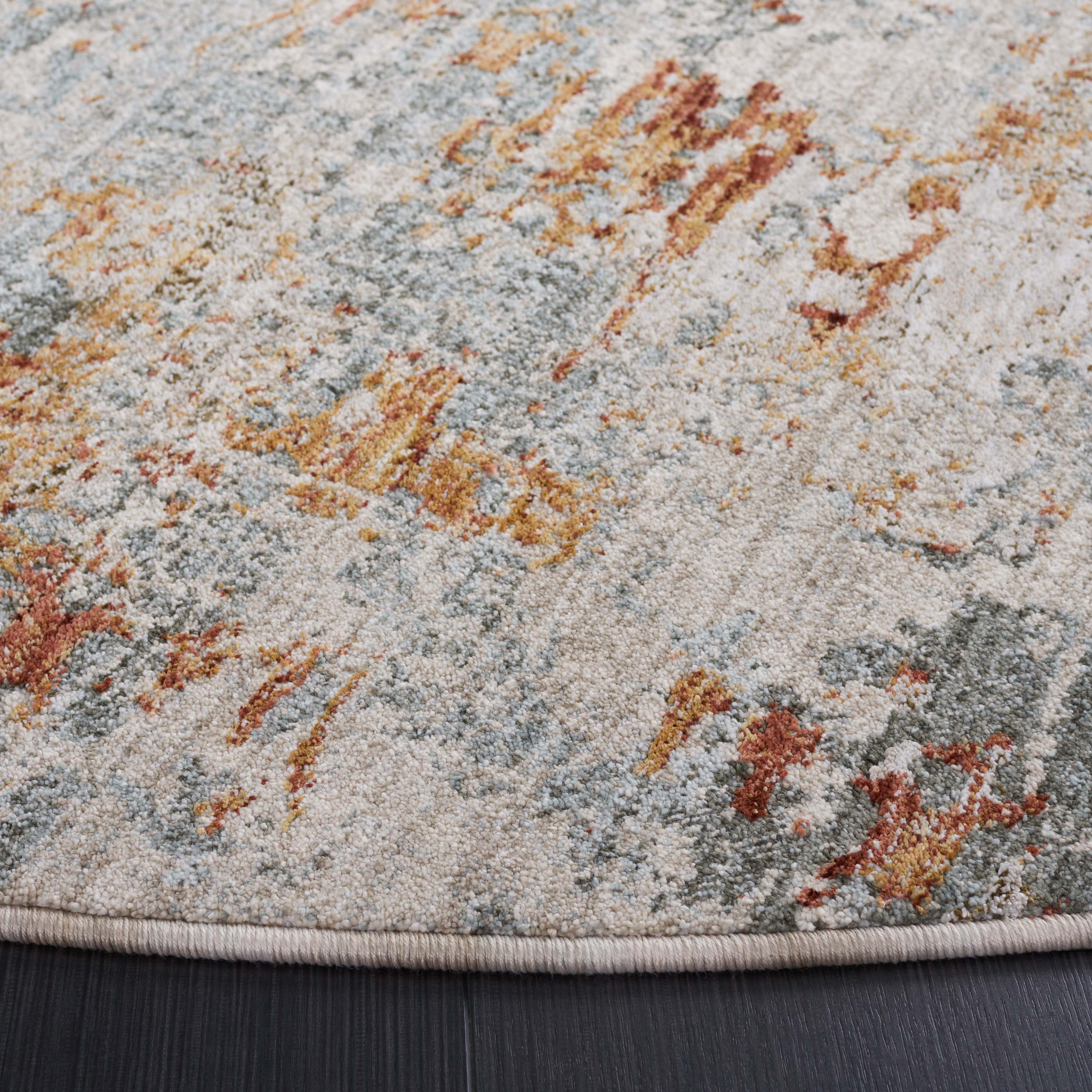 Safavieh Adrianna 200 Rug, ADN200 - Blue / Rust