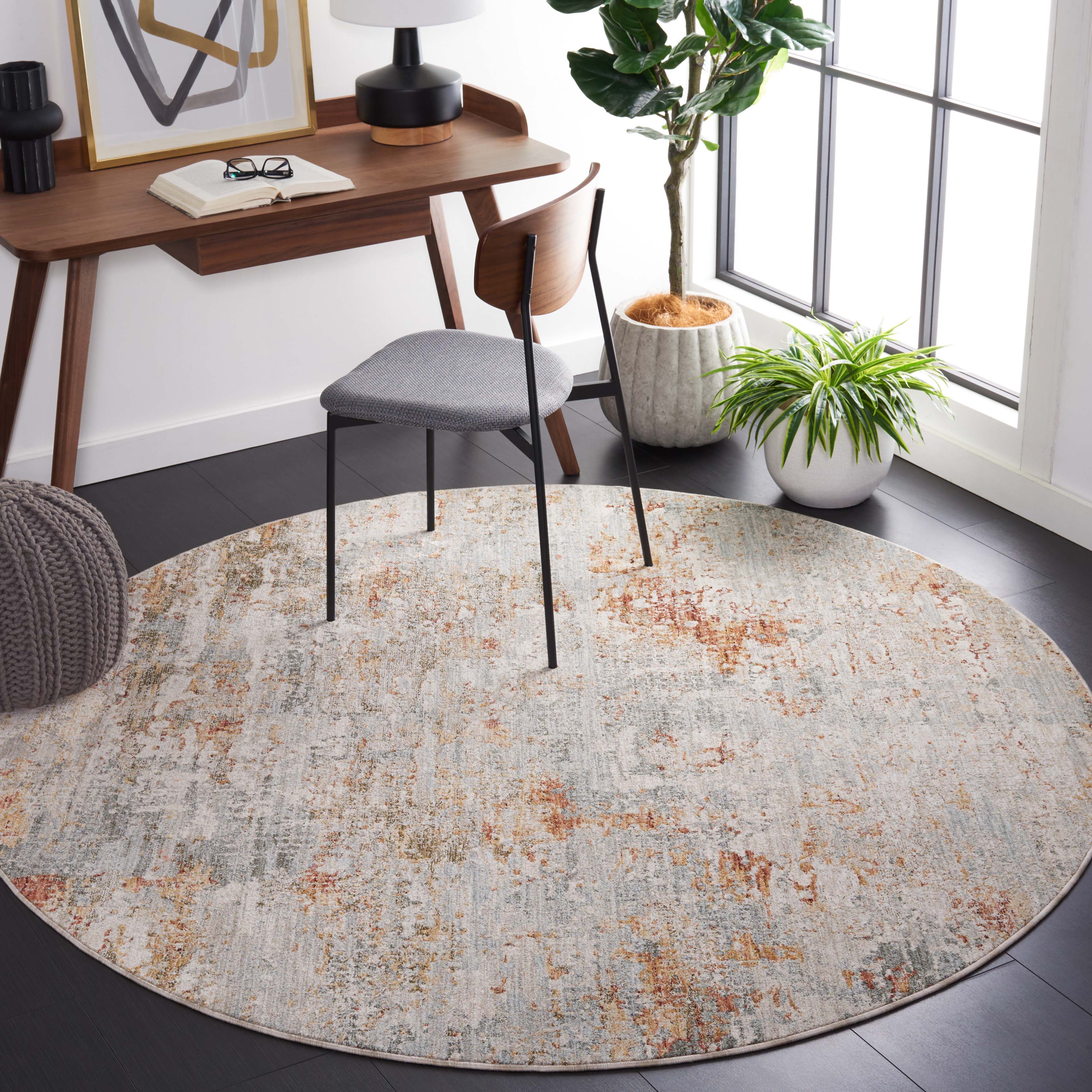 Safavieh Adrianna 200 Rug, ADN200 - Blue / Rust