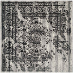 Safavieh Adirondack 101 Rug, Silver, ADR101 - Silver / Black