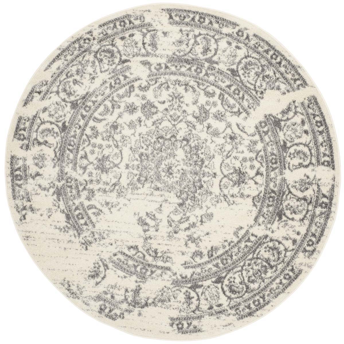 Safavieh Adirondack 101 Rug, Silver, ADR101 - Ivory / Silver