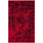 Safavieh Adirondack 101 Rug, Black, ADR101 - Red / Black