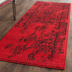 Safavieh Adirondack 101 Rug, Black, ADR101 - Red / Black