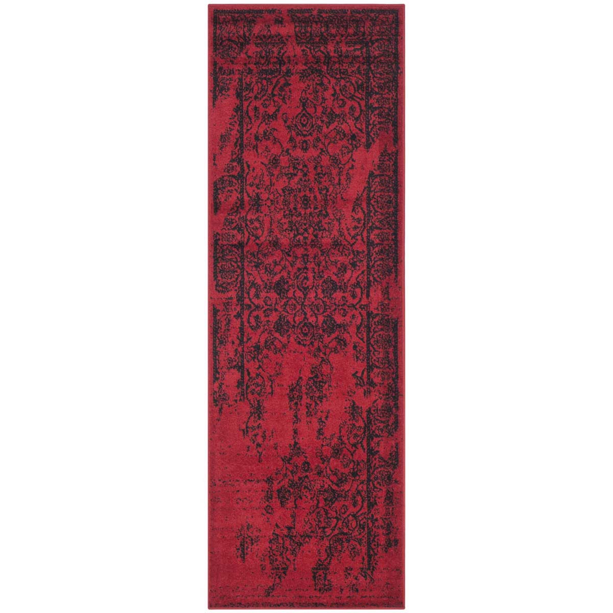 Safavieh Adirondack 101 Rug, Black, ADR101 - Red / Black