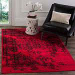 Safavieh Adirondack 101 Rug, Black, ADR101 - Red / Black