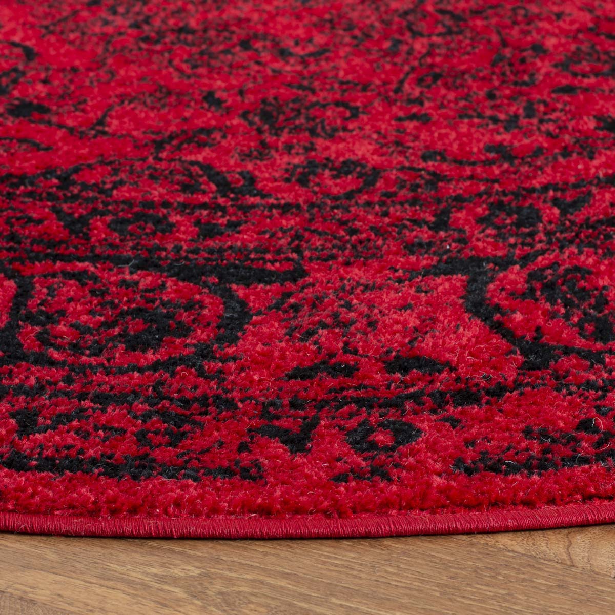 Safavieh Adirondack 101 Rug, Black, ADR101 - Red / Black