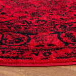 Safavieh Adirondack 101 Rug, Black, ADR101 - Red / Black