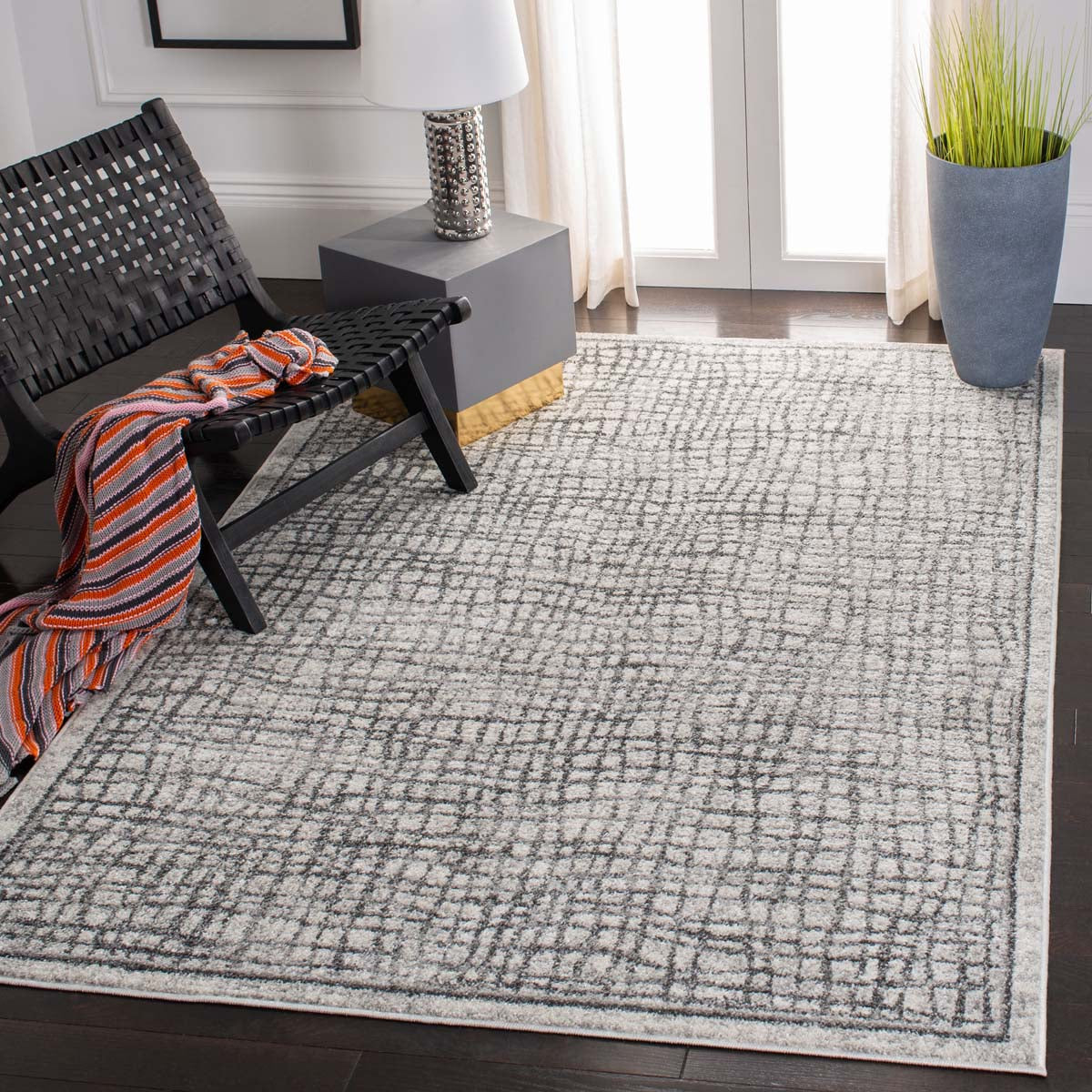 Safavieh Adirondack 103 Rug, ADR103 - SILVER / IVORY