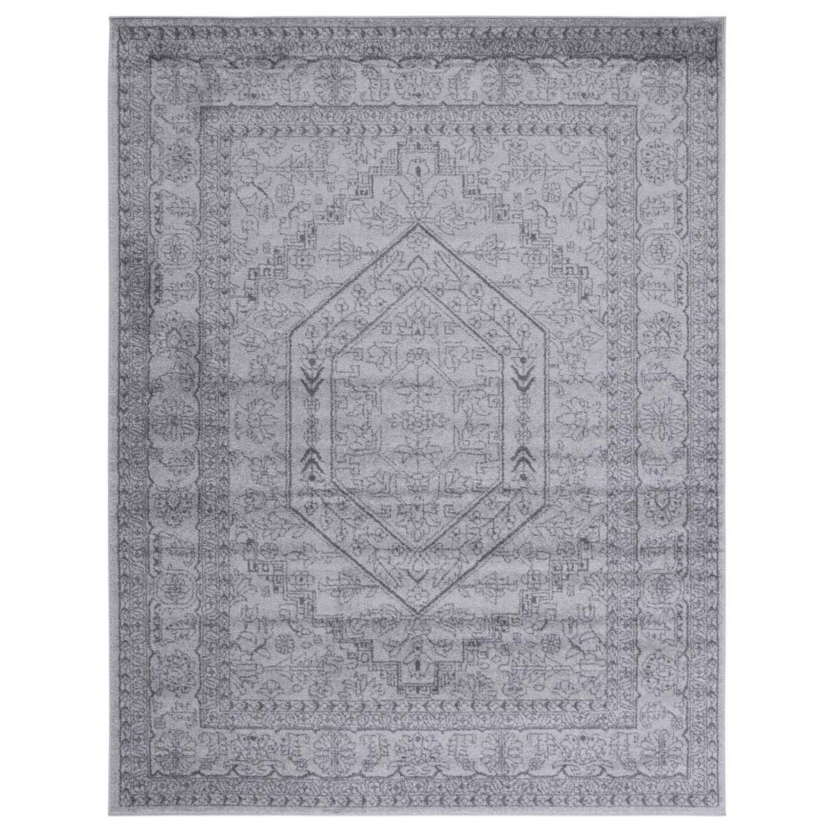 Safavieh Adirondack 108 Rug, Grey, ADR108 - Light Grey / Dark Grey