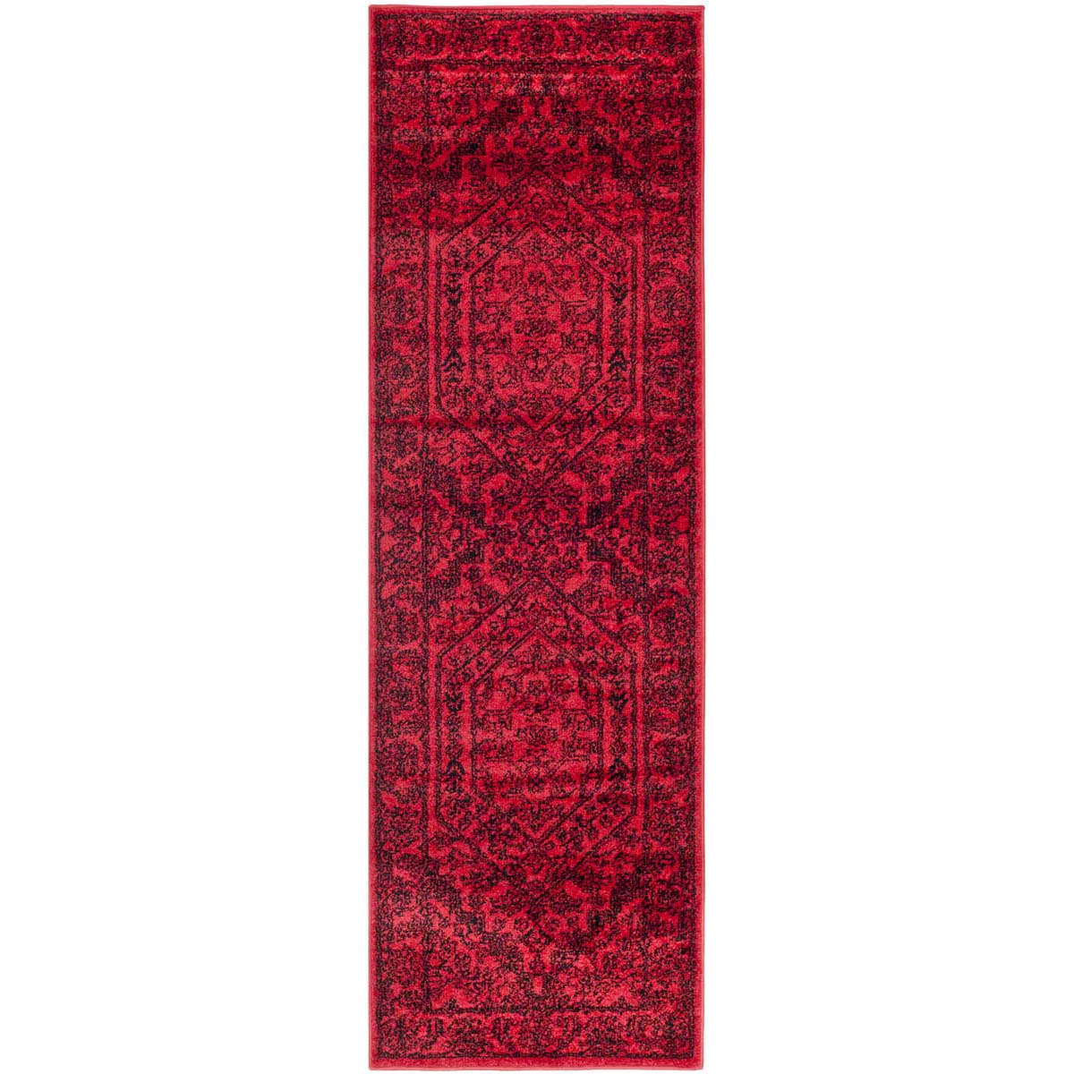 Safavieh Adirondack 108 Rug, Black, ADR108 - Red / Black