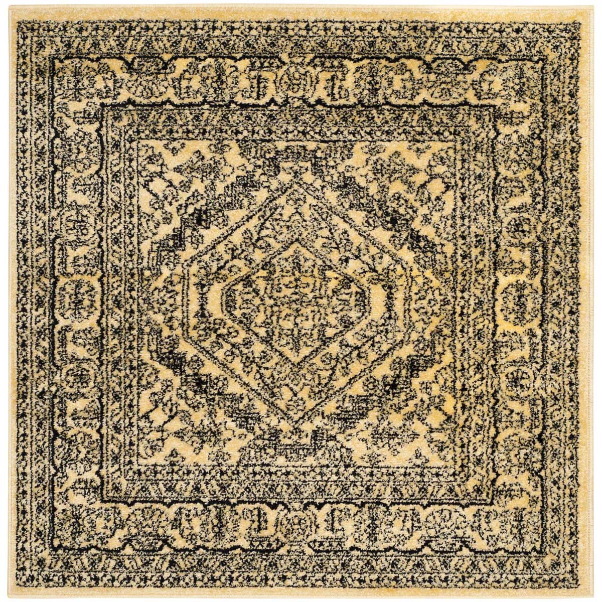 Safavieh Adirondack 108 Rug, Black, ADR108 - Gold / Black