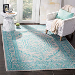 Safavieh Adirondack 108 Rug, Grey, ADR108 - Light Grey / Teal