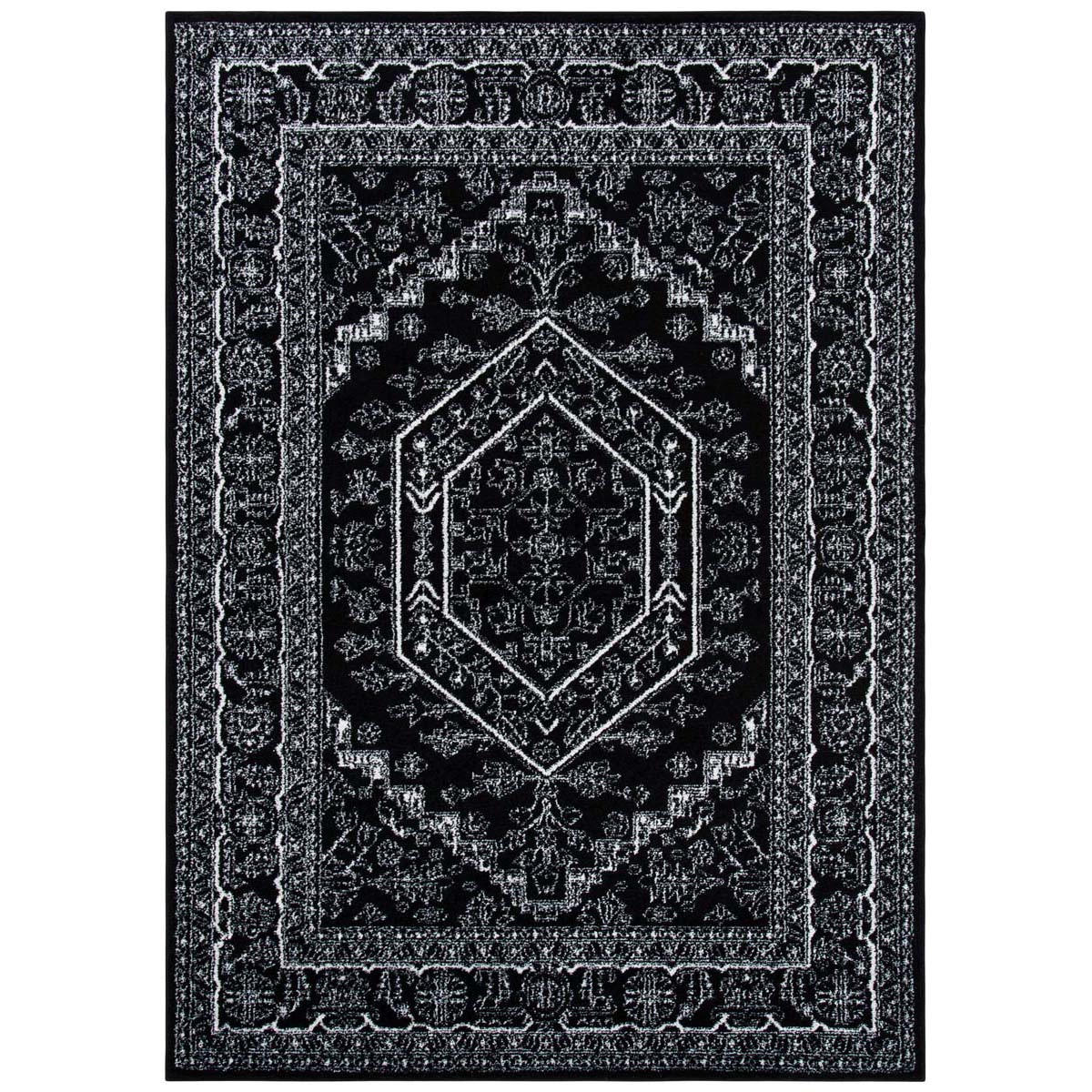 Safavieh Adirondack 108 Rug, Black, ADR108 - Black / Ivory