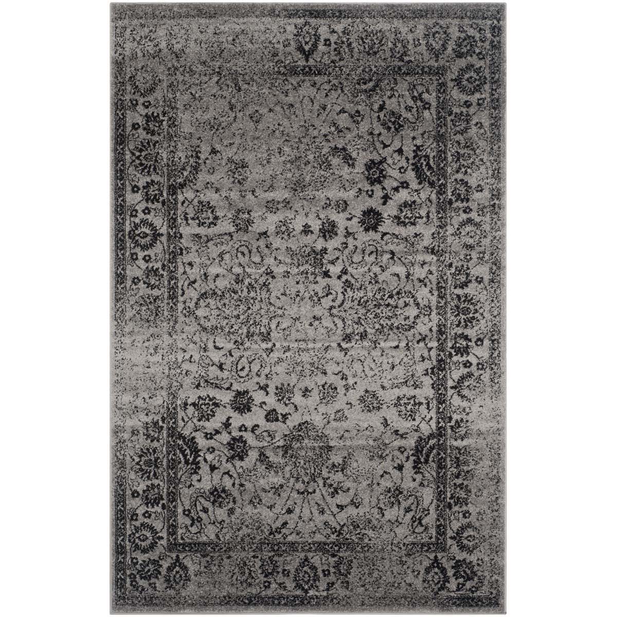 Safavieh Adirondack 109 Rug, Black, ADR109 - Grey / Black