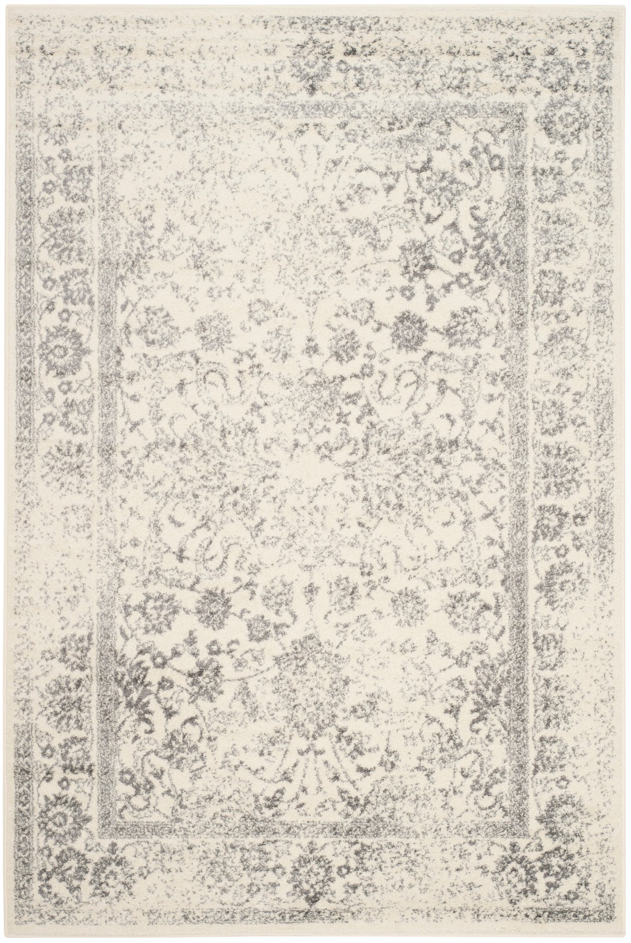 Safavieh Adirondack 109 Rug, Silver, ADR109 - Ivory / Silver