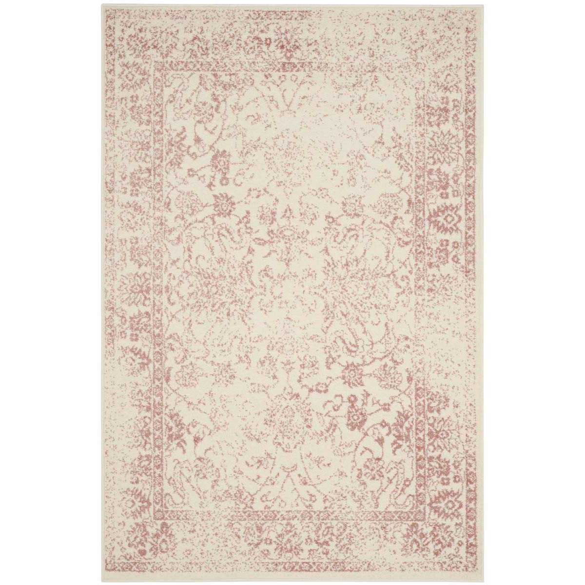 Safavieh Adirondack 109 Rug, White, ADR109 - Ivory / Rose