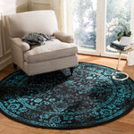 Safavieh Adirondack 109 Rug, Black, ADR109 - Black / Teal