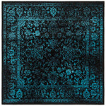 Safavieh Adirondack 109 Rug, Black, ADR109 - Black / Teal