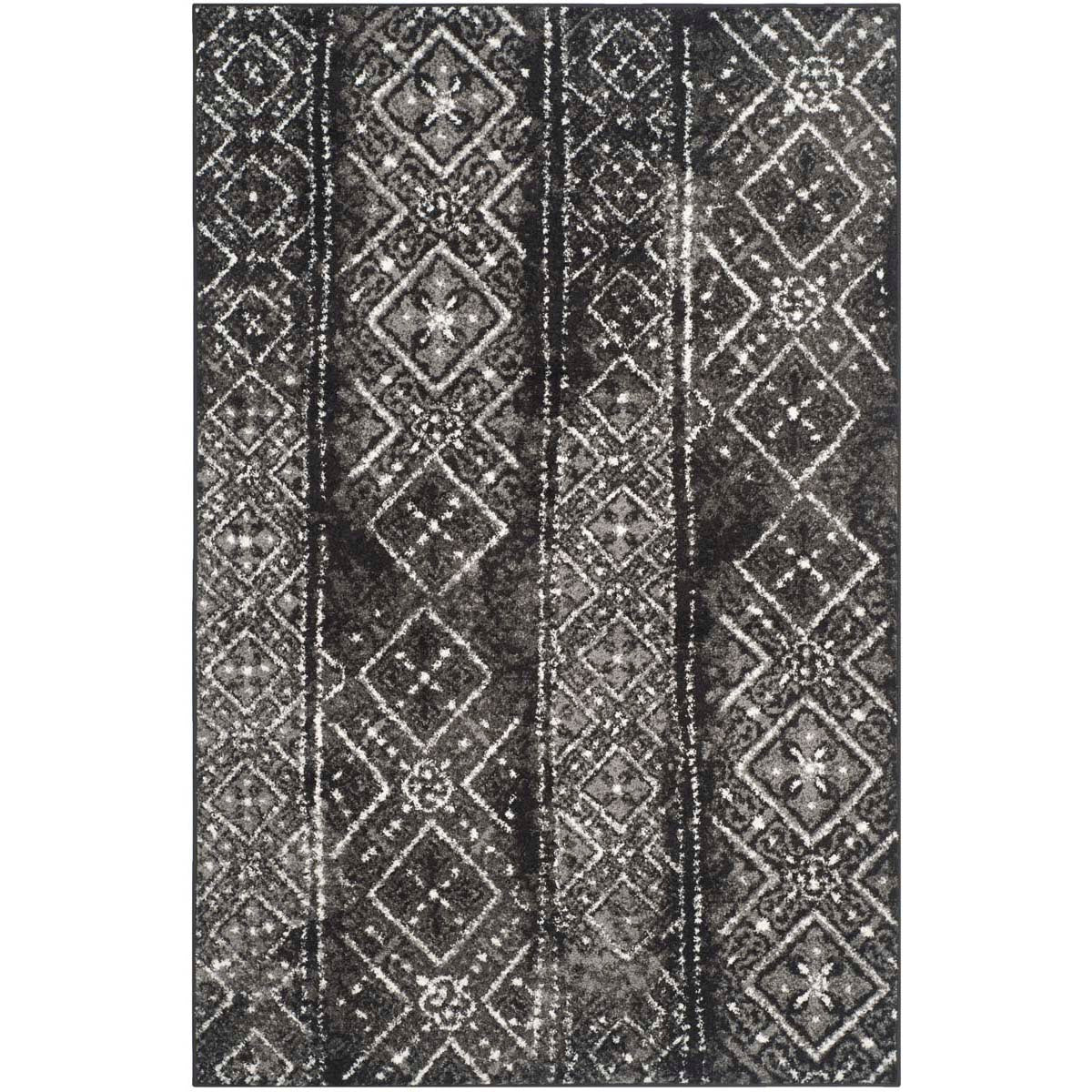 Safavieh Adirondack 111 Rug, Silver, ADR111 - Black / Silver