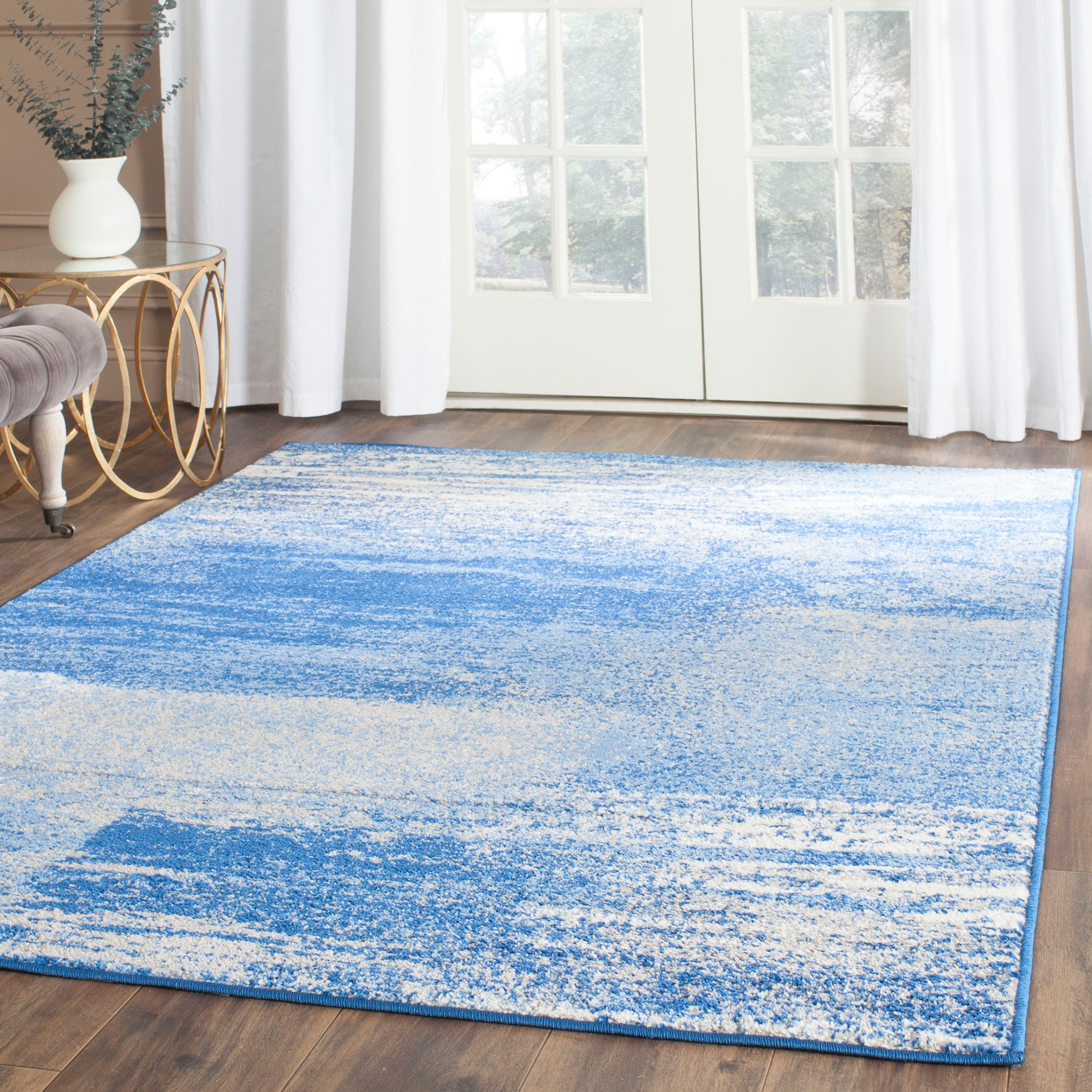 Safavieh Adirondack 112 Rug, Blue, ADR112 - Silver / Blue