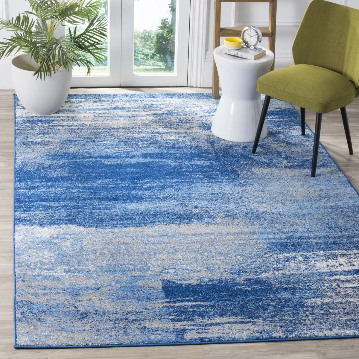 Safavieh Adirondack 112 Rug, Blue, ADR112 - Silver / Blue