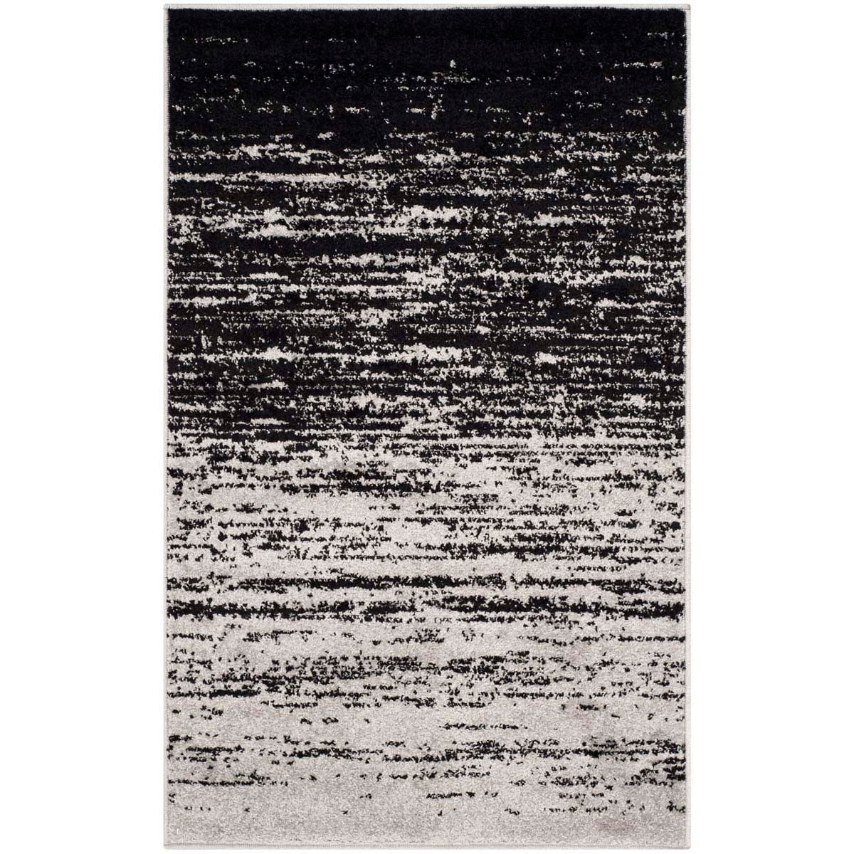 Safavieh Adirondack 113 Rug, Silver, ADR113 - Silver / Black