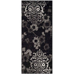 safavieh adirondack 114 black rug, adr114 - Black / Silver