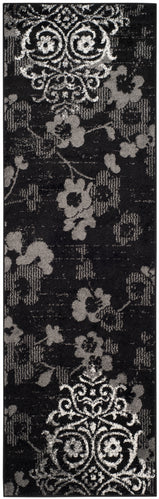 safavieh adirondack 114 black rug, adr114 - Black / Silver